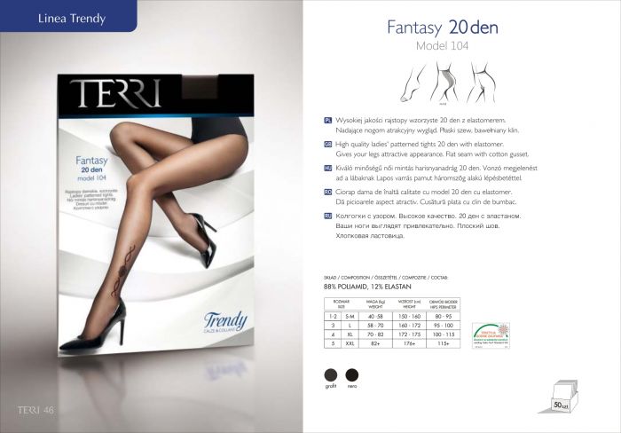 Terri Lineatrendy Fantasy20 Den 104   Catalog | Pantyhose Library